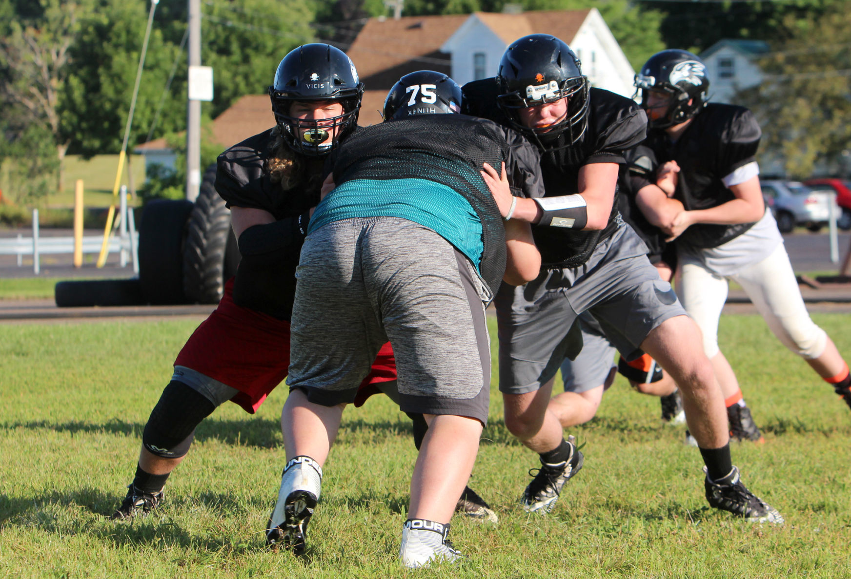 Bloomer football practice 8-8-19
